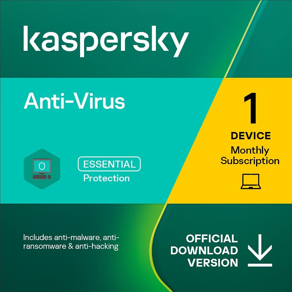 Kaspersky Anti-Virus 2023 | 1 Device | 1 Month | PC |
